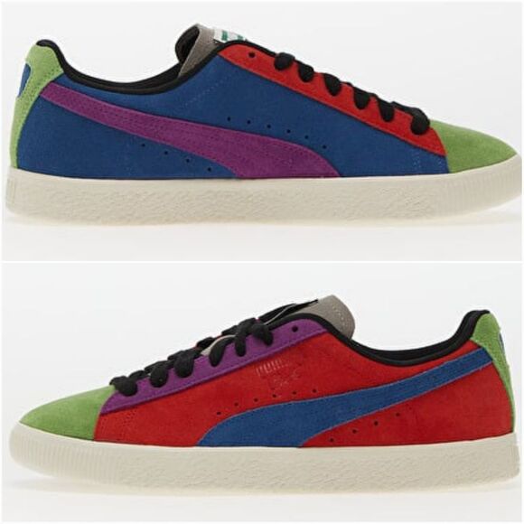 🩵NIB Puma Clyde Culture Multicolor Sneakers Men's Size 8 - Picture 11 of 13